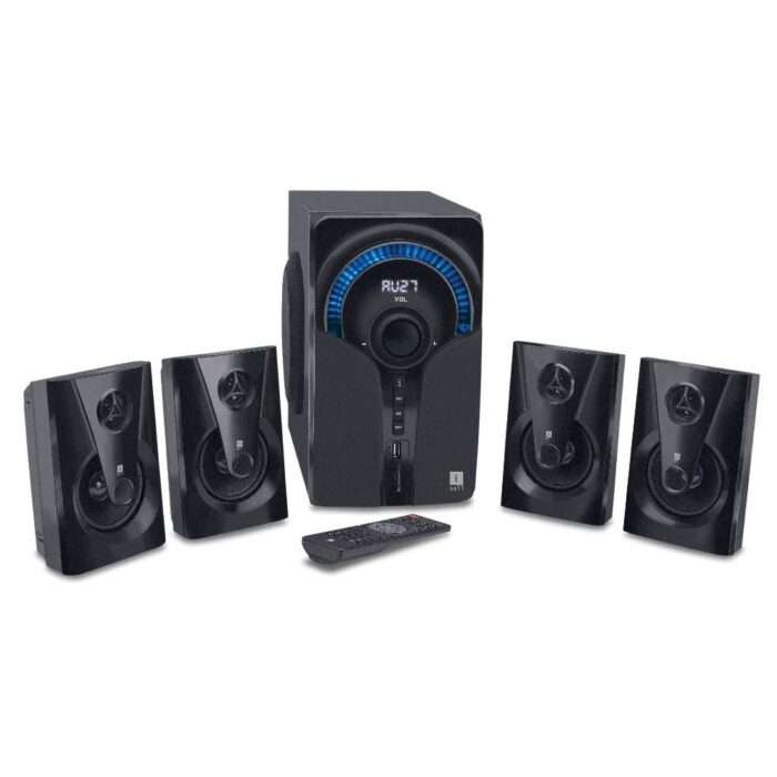 iBall Thunder 4.1 Multimedia Speaker with Bluetooth & Remote Control, Black - Image 2