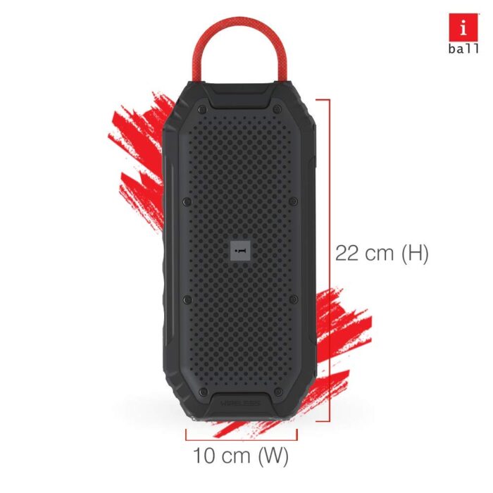 iBall Musi Rock 16 Watt Truly Wireless Bluetooth Portable Speaker (Black) - Image 2