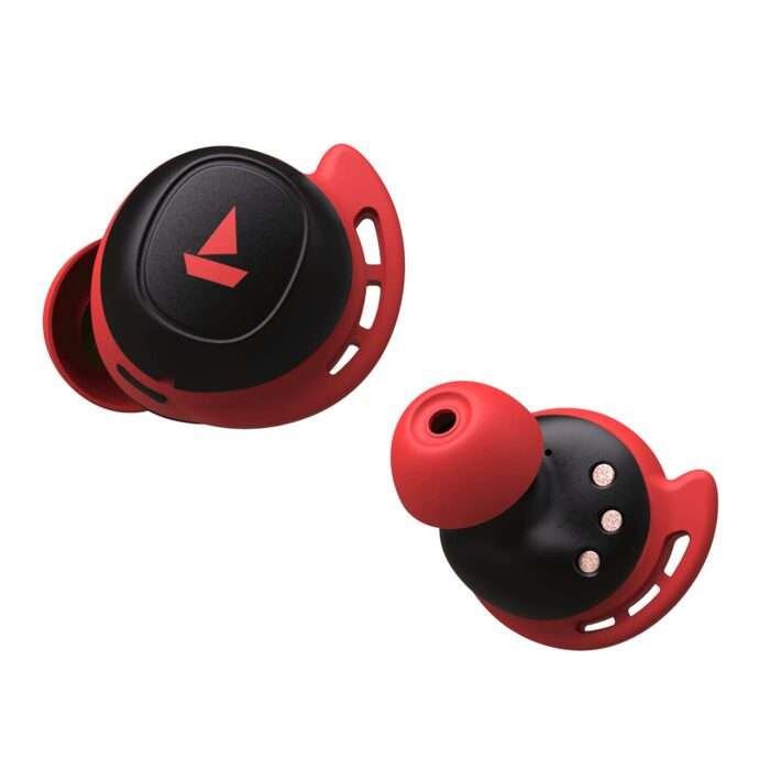 boAt Airdopes 441 Wireless Earbuds with 6mm Driver, Nonstop Music Upto 20 Hours, IPX7 Water & Sweat Resistance - Raging Red - Image 1