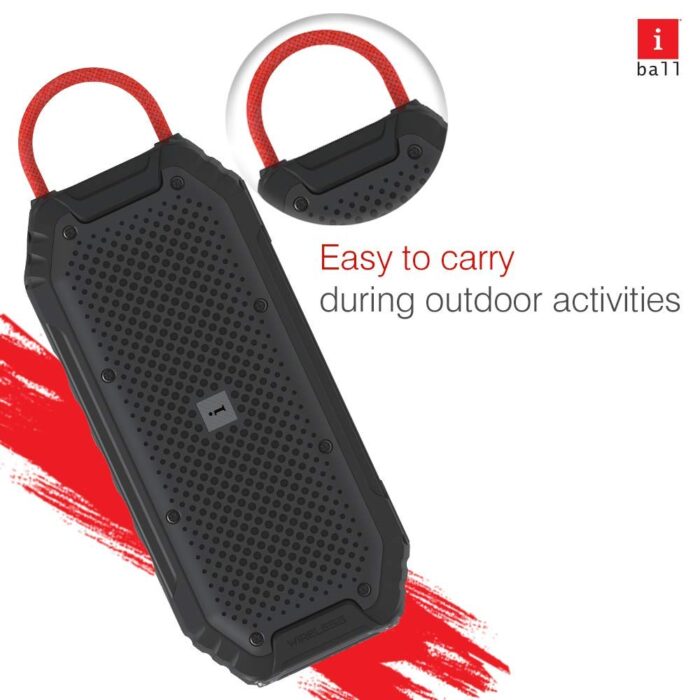 iBall Musi Rock 16 Watt Truly Wireless Bluetooth Portable Speaker (Black) - Image 3