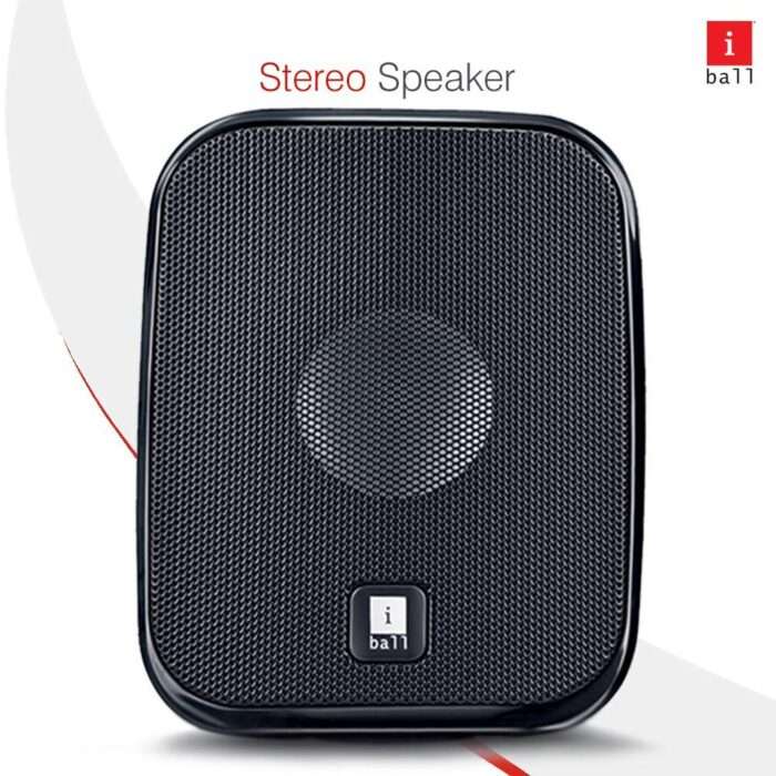 iBall Decor 9-2.0 USB Powered Computer Multimedia Speakers with in-line Volume Controller, Black - Image 3