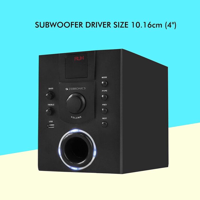 ZEBRONICS ZEB-SW275RUF 40 W Home Theatre (Black, 2.1 Channel) - Image 5