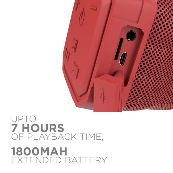 boAt Stone 650 Wireless Bluetooth Speaker (Red) - Image 4