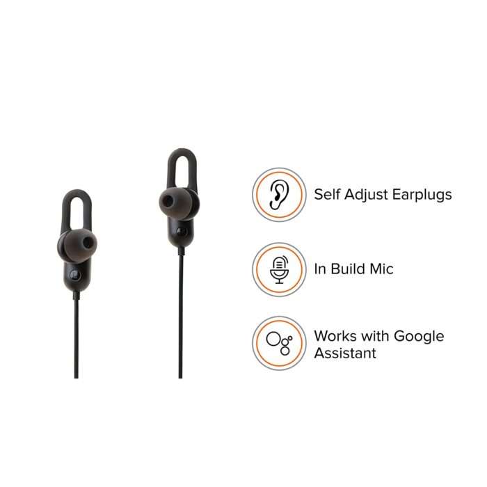 Mi Sports Bluetooth Earphones Basic Dynamic bass, Splash and Sweat Proof, up to 9hrs Battery - Black - Image 4