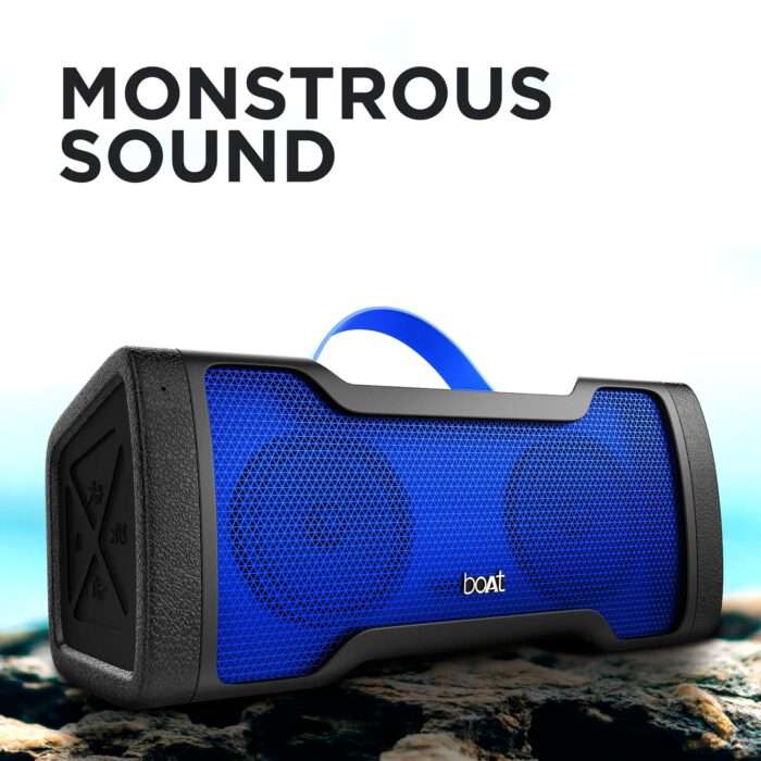 boAt Stone 1000 14W Bluetooth Speaker with 8 Hours Playback Bluetooth v5.0 IPX5 Water Resistance Blue nayejaisa