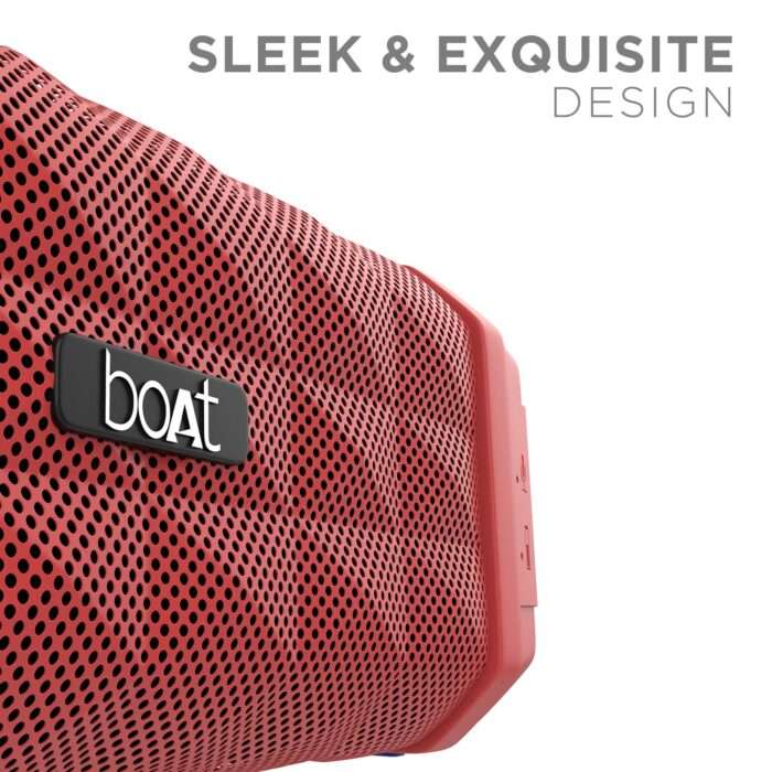 boAt Stone 650 Wireless Bluetooth Speaker (Red) - Image 3