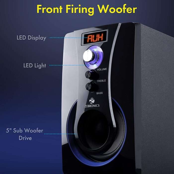 ZEBRONICS Zeb-SW3490RUCF 4.1 Multi Media Speaker with USB and SD Card Input, FM - Image 2