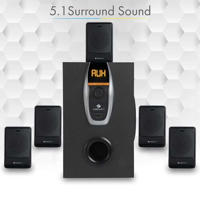 Zebronics ZEB-BT6860RUCF Bluetooth Multimedia Speaker With Supporting SD Card, USB, AUX, FM & Remote Control - 70 Watt - Image 3