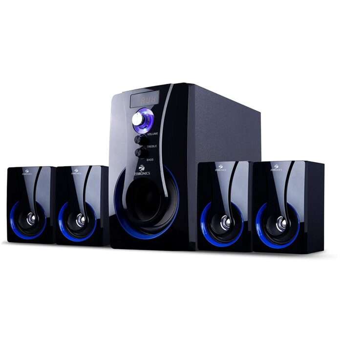 ZEBRONICS Zeb-SW3490RUCF 4.1 Multi Media Speaker with USB and SD Card Input, FM - Image 1