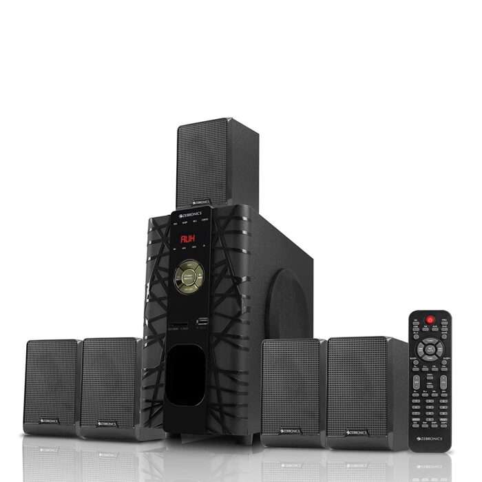 ZEBRONICS ZEB-BT6590RUCF Wireless Bluetooth Multimedia Speaker with Supporting SD Card, USB, AUX, FM & Remote Control - 65 Watt - Image 1