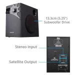 Zebronics ZEB-CLAW 4 65W Wireless Bluetooth Home Theatre With Supporting SD Card, USB, AUX, FM & Remote Control - Image 4