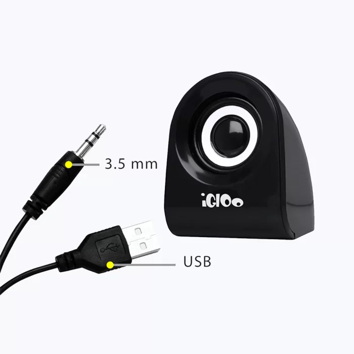 ZEBRONICS ZEB-IGLOO 2.5 W Laptop/Desktop Speaker - Black, 2.0 Channel - Image 2