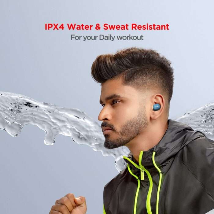 boAt Airdopes 171 In-Ear Earbuds with 6mm drivers, Bluetooth v5.0, Up to 13H Playback, Voice Assistant - Mysterious Blue - Image 3