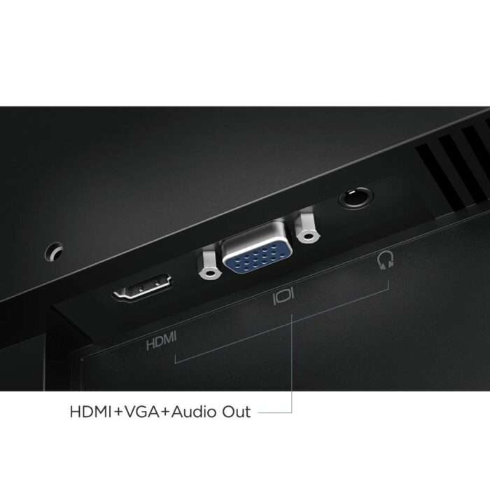 Lenovo 54.6 cm (21.5 inch) Near Edgeless Monitor with LED Display, VA Panel, AMD Free Synch, HDMI and VGA inputs, TUV Certified Eye Comfort - L22e-20 (Raven Black) - Image 4