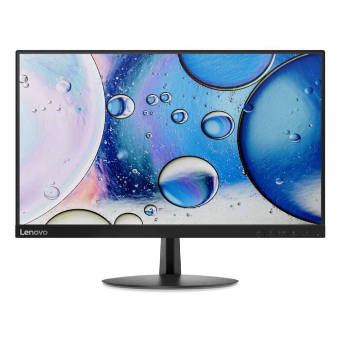 Lenovo 54.6 cm (21.5 inch) Near Edgeless Monitor with LED Display, VA Panel, AMD Free Synch, HDMI and VGA inputs, TUV Certified Eye Comfort - L22e-20 (Raven Black) - Image 1