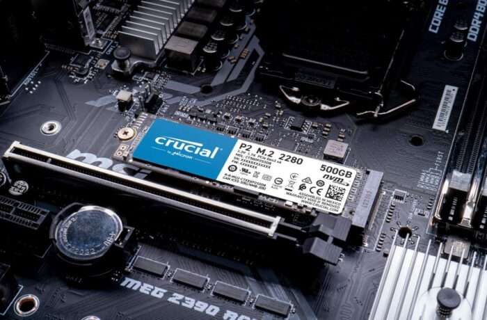 Crucial P2 1TB 3D NAND NVMe PCIe M.2 SSD Up to 2400MB/s - CT1000P2SSD8 - Image 2