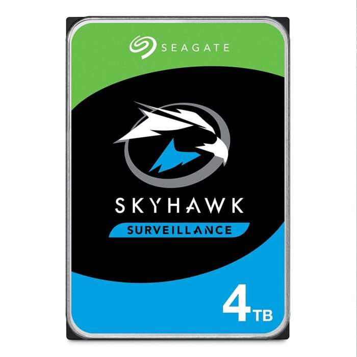 Seagate SkyHawk 4 TB Surveillance Internal Hard Drive HDD - 3.5 Inch SATA 6 Gb/s 64 MB Cache for DVR NVR Security Camera System with Drive Health Management (ST4000VX007) - Image 1