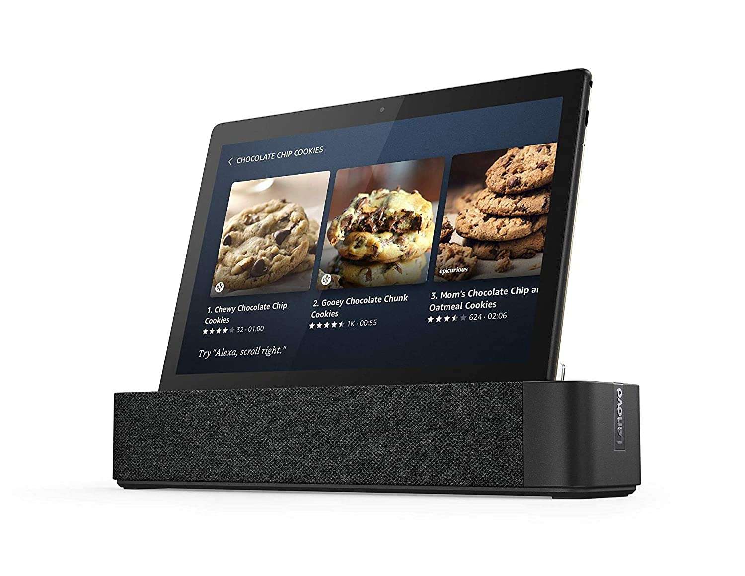 Lenovo Smart Bluetooth, Wi-Fi Tab M10 with Amazon Alexa Speaker Dock (2GB  RAM, 16GB, FHD, 4G LTE, Non Calling, 1920 x 1200, Slate Black) – 