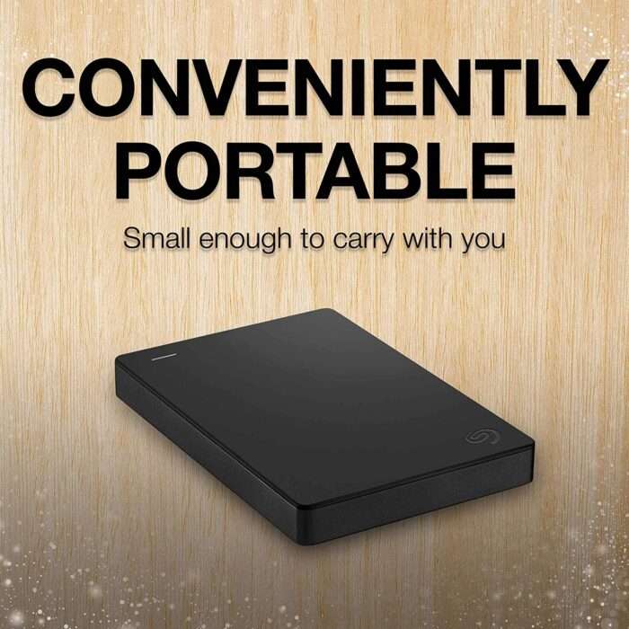 Seagate Portable 2TB External Hard Drive HDD – USB 3.0 for PC Laptop and Mac, with 3 Years Rescue Data Recovery Services (STGX2000400) - Image 2