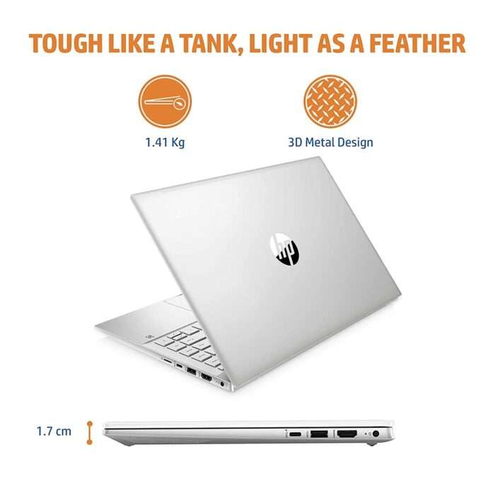 HP Pavilion 14 AMD Ryzen 5 14 inches FHD IPS Micro-Edge Anti-Glare Display Laptop (8GB/512GB SSD/Windows 11 ready/14-ec0035AU) - Image 5
