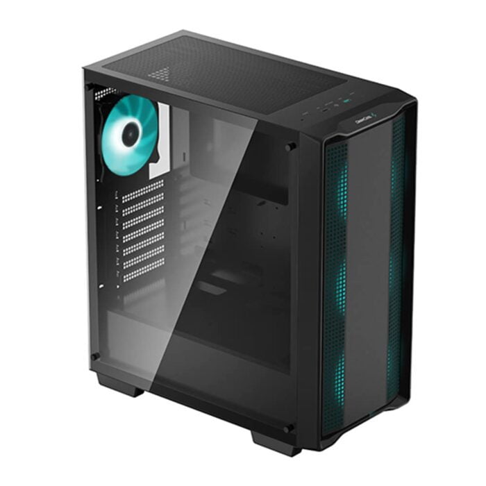 DEEPCOOL CC560 Tempered Glass, ABS Mid-Tower Computer Case/Gaming Cabinet – Black - Image 3