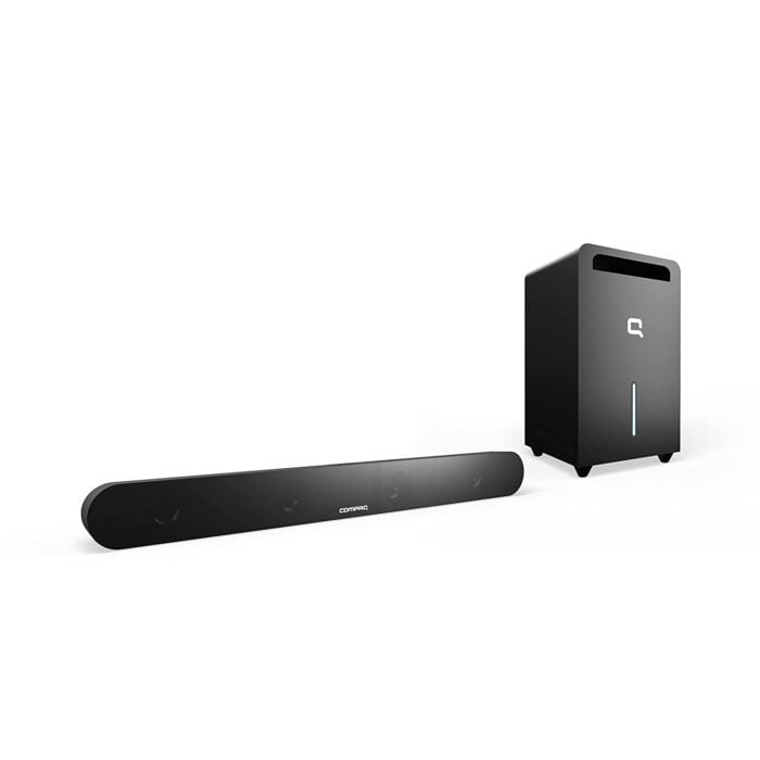 Compaq CQSB200W, 200W (Peak Sound) with Wireless Subwoofer/HARC/Optical/Bluetooth/USB/SD with Preset Remote Button Music/Movie/News. - Image 2