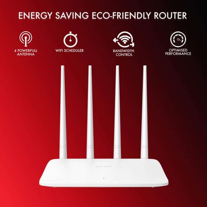 Tenda F6 V4.0 Wireless N300 Easy Setup Wi-Fi Router 300 (White, Not a Modem) - Image 4