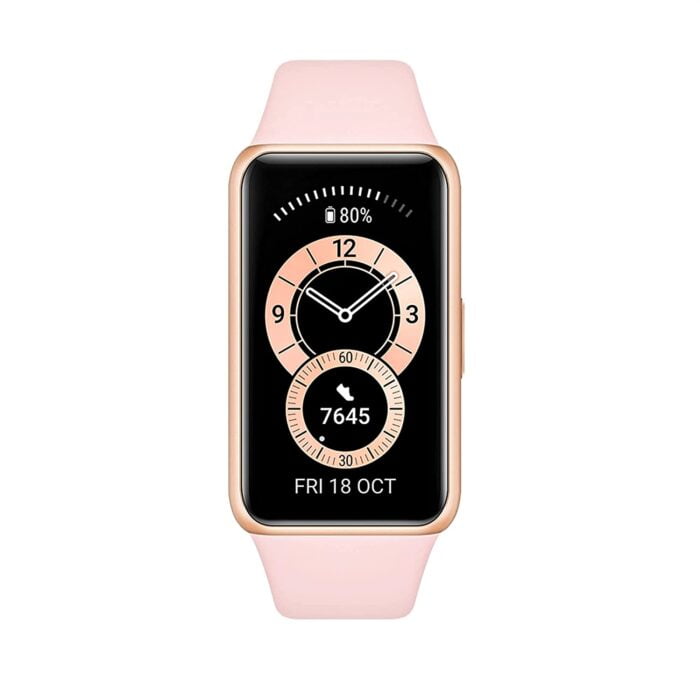 Huawei Band 6 Fitness Tracker Smartwatch for Men Women, 1.47''AMOLED Color Screen, 24H Heart Rate Monitor,14 Days Battery Life Pink - Image 2