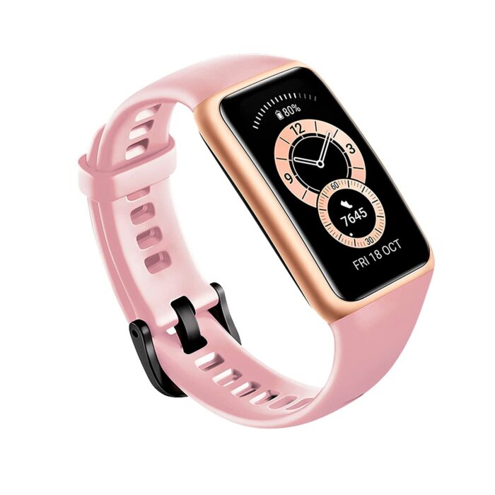 Huawei Band 6 Fitness Tracker Smartwatch for Men Women, 1.47''AMOLED Color Screen, 24H Heart Rate Monitor,14 Days Battery Life Pink - Image 5