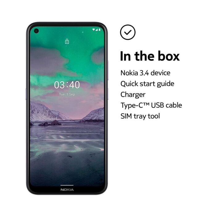 Nokia 3.4 (Dusk Purple, 64 GB) (4 GB RAM) - Image 3
