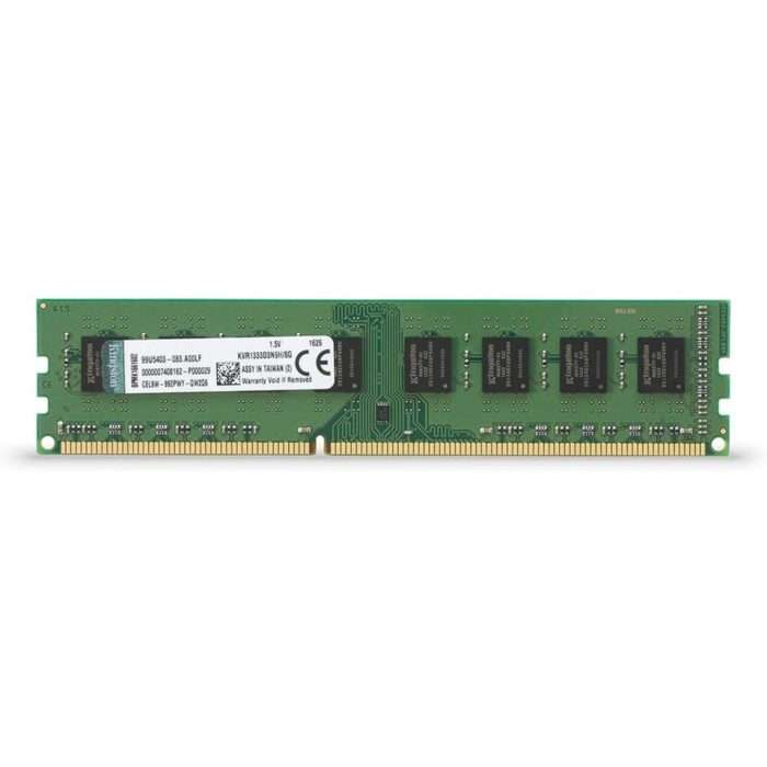 Kingston Technology ValueRAM 8GB 1333MHz DDR3 Non-ECC CL9 DIMM STD Height 30mm Desktop Memory 8 (PC3 10600) KVR1333D3N9H/8G - Image 1