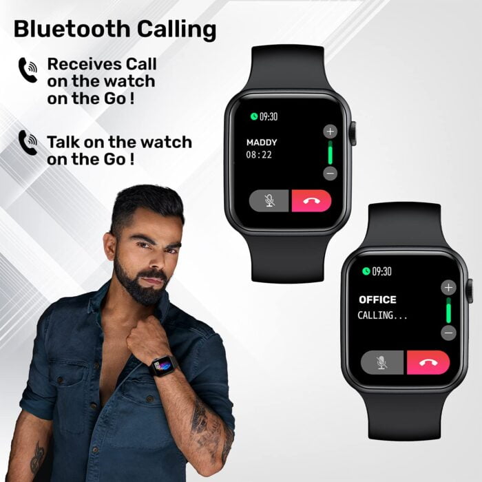 Fire-Boltt Ring Bluetooth Calling with SpO2 with Blood Oxygen Monitoring, Continuous Heart Rate - Black - Image 6
