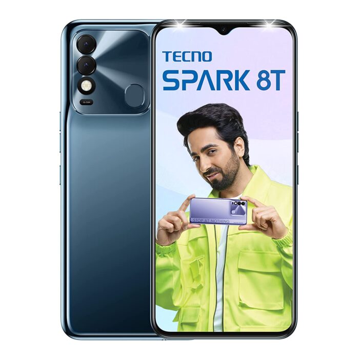 Tecno Spark 8T (Atlantic Blue,7GB Expandable RAM, 64GB Storage)| 50MP AI Camera | 6.6" FHD+Display | 5000mAh - Image 1