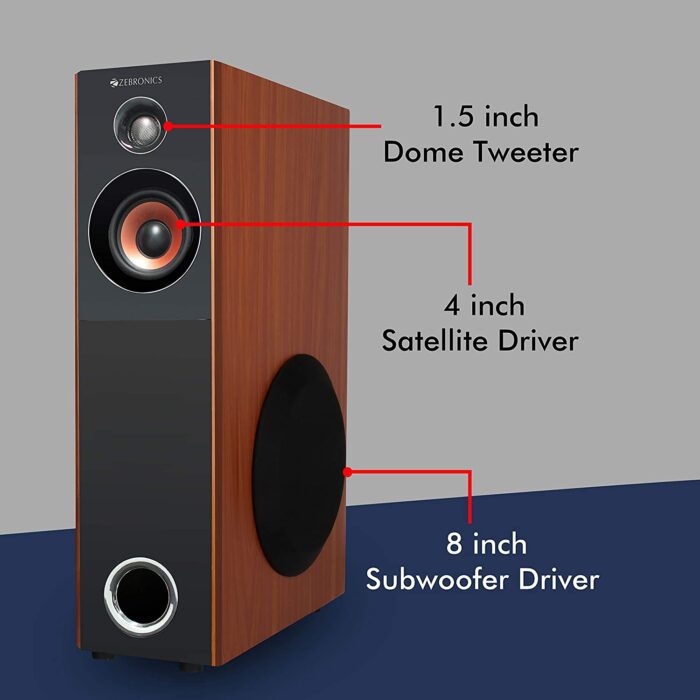 Zebronics ZEB-T7400RUCF 2.0 Tower Speaker - Image 4