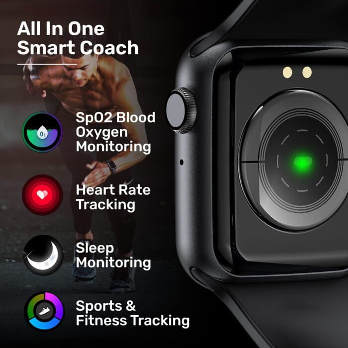 Fire-Boltt Ring Bluetooth Calling with SpO2 with Blood Oxygen Monitoring, Continuous Heart Rate - Black - Image 5