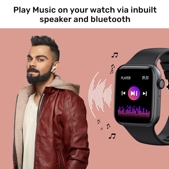 Fire-Boltt Ring Bluetooth Calling with SpO2 with Blood Oxygen Monitoring, Continuous Heart Rate - Black - Image 3