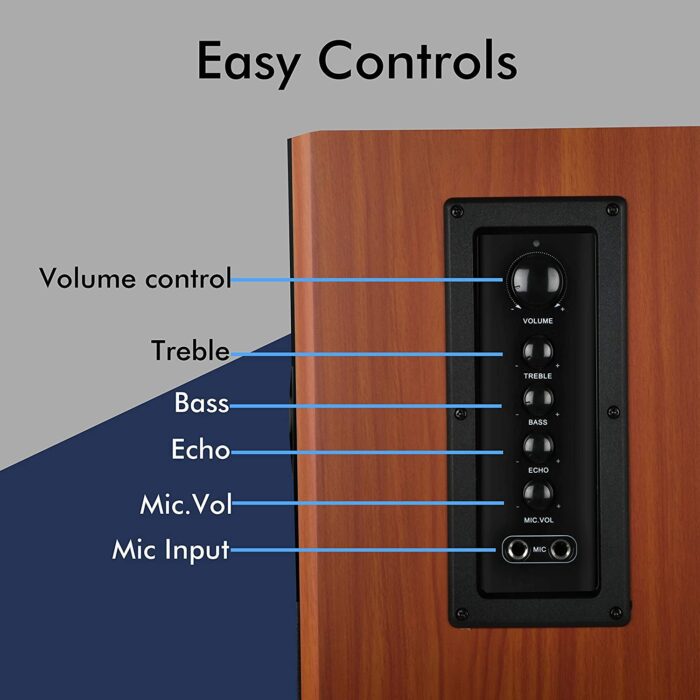 Zebronics ZEB-T7400RUCF 2.0 Tower Speaker - Image 3