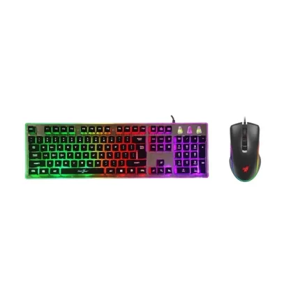 Redgear G-20 Gaming Keyboard and Mouse Combo with RGB Backlit Keyboard and 4800 DPI RGB Mouse