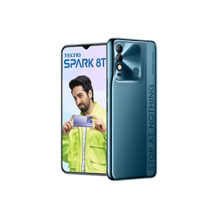 Tecno Spark 8T (Atlantic Blue,7GB Expandable RAM, 64GB Storage)| 50MP AI Camera | 6.6" FHD+Display | 5000mAh - Image 3