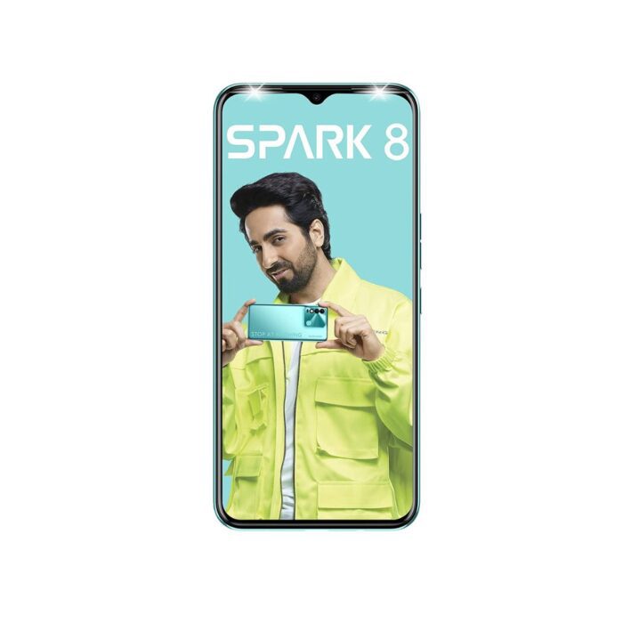 Tecno Spark 8 (Turquoise Cyan,3GB, 32GB Storage) | 16MP Dual AI Camera | New Metal Coding Design| 5000mAh | 8MP Selfie Camera with Dual Flashlight, 6.56" HD+Display - Image 4
