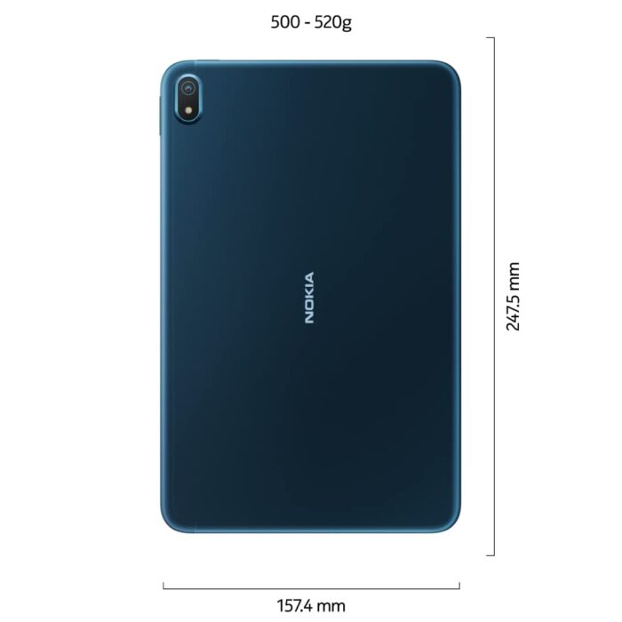 Nokia T20 Tab with 10.36 Inch(26cm) 2K Screen, Low Blue Light, Wi-Fi, 8200mAh Battery, Android 11 with 2 Years of OS Upgrades & 3 Years of Security Updates, 4GB RAM, 64GB Storage | Deep Ocean Blue - Image 5