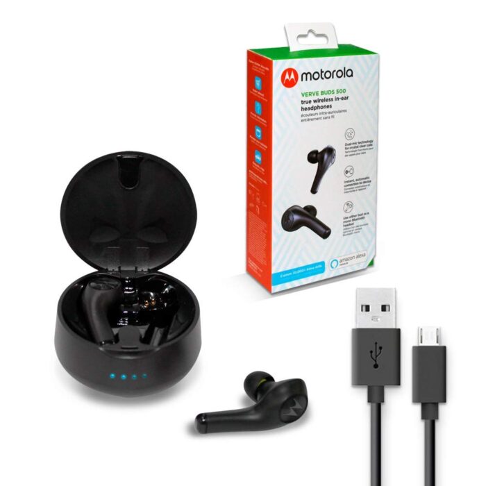 Motorola Verve Buds 500 True Wireless Bluetooth In-Ear Headphones - Black - Image 2