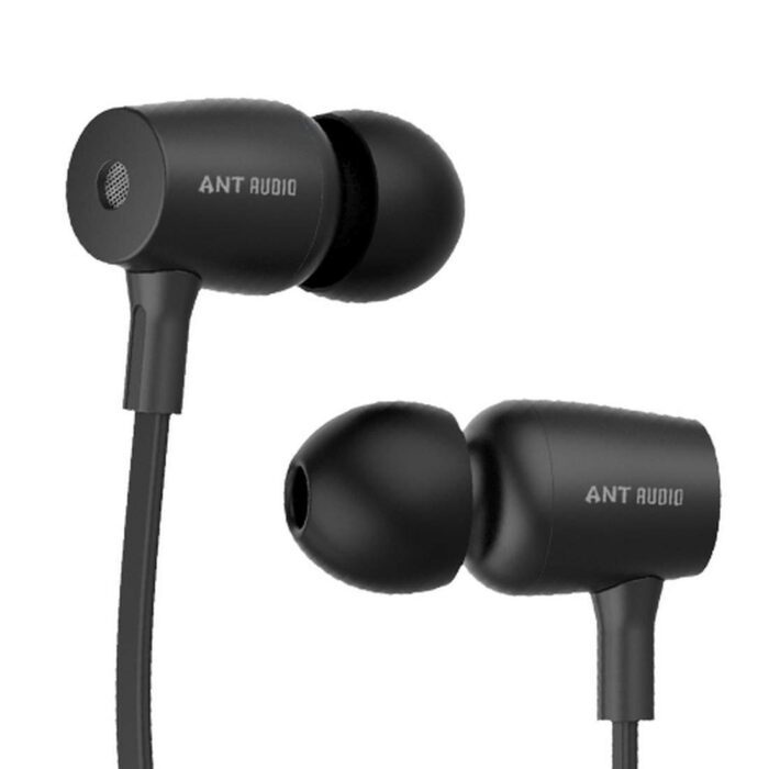 Ant Audio Thump 504 Wired Portable Hi-Fi Earphone with Mic (Black) - Image 1