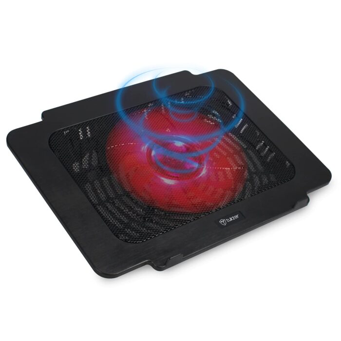 Tukzer Laptop Cooling Pad, Portable Slim Quiet USB Powered Gaming Cooler Stand |10-to-15.6-inch - Image 1