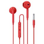 Zebronics Zeb-Buds 30 3.5Mm Stereo Wired in Ear Earphones with Mic for Calling red