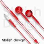 Zebronics Zeb-Buds 30 3.5Mm Stereo Wired in Ear Earphones with Mic for Calling red - Image 4