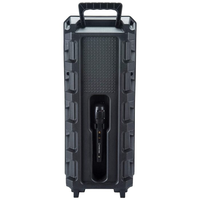 Modernista SoundBox 1100 Bass Boosted 40Watt PMPO Wireless Bluetooth Party Speaker with Wired Karaoke Mic with Bulit in Subwoofer & FM Radio/USB/TF/LED Disco Lights - Image 5