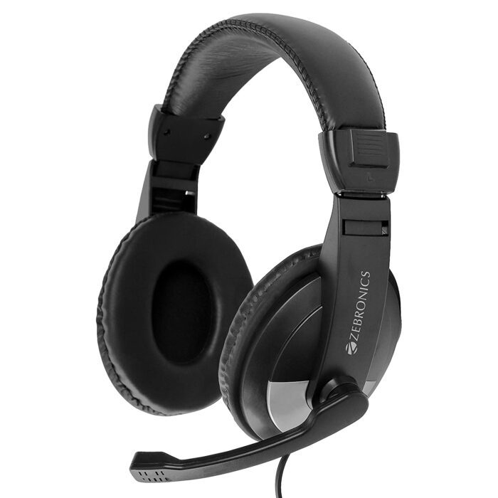 ZEBRONICS Zeb-200HM Wired in Ear Headphone with Mic (Black) - Image 1