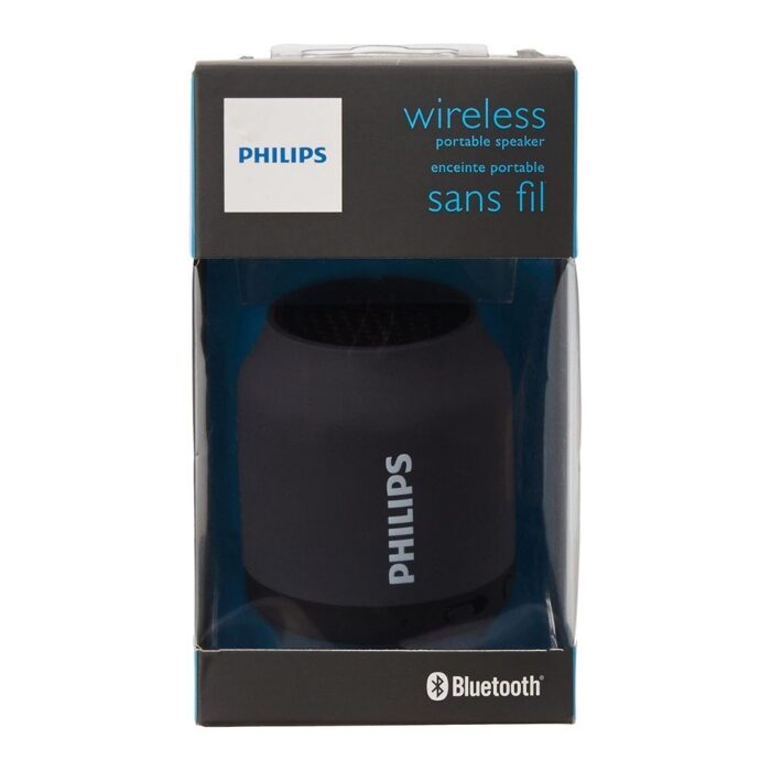 Philips BT50B Portable Wireless Bluetooth Speaker, Black - Image 3