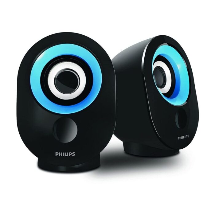 Philips SPA-50B/94 speaker with USB Plug (Blue) - Image 1